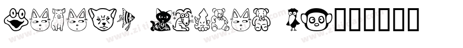 Sakabe Animal 02字体转换
